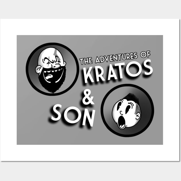 The Adventures of Kratos & Son Wall Art by MailoniKat